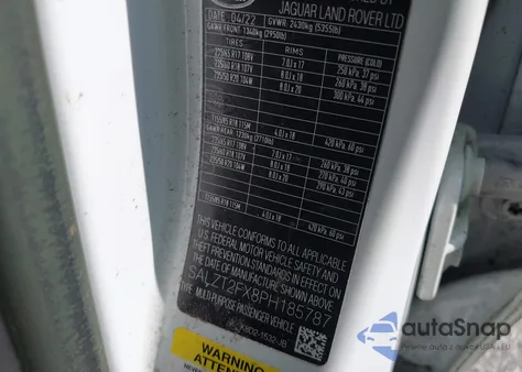 2023 Land Rover Range Rover Evoque R-Dynamic S from USA, damaged, VIN SALZT2FX8PH185787